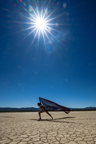 desert wind rider artistic nude photo by model phenix raynn