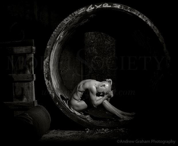 desolate artistic nude photo by model avid light