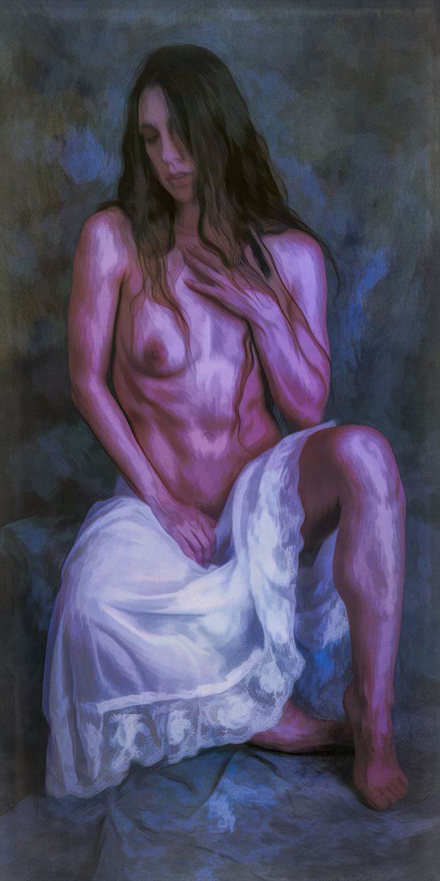 desperation artistic nude artwork by artist charles caramella