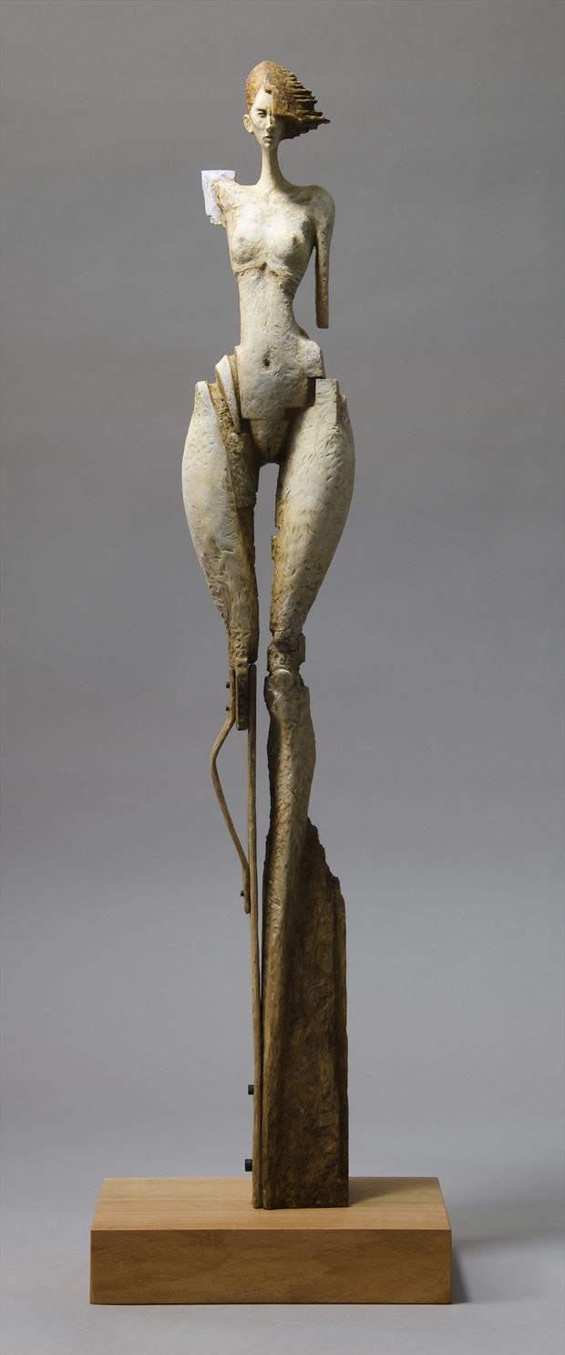 destabilising influence artistic nude artwork by artist john morris sculptor