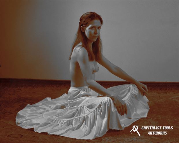 dianea in long slip artistic nude photo by photographer capitalist tools