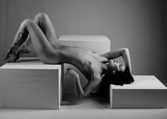 different angle artistic nude photo by photographer stenning