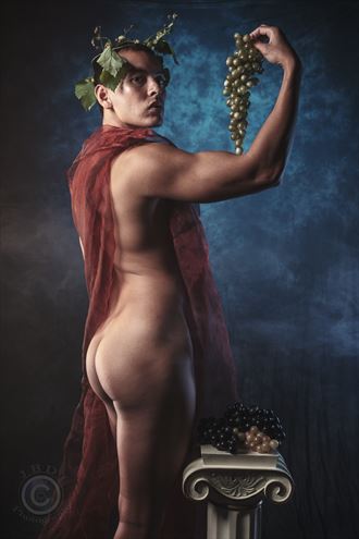 dionysus inspects the grape artistic nude photo by photographer jbdi