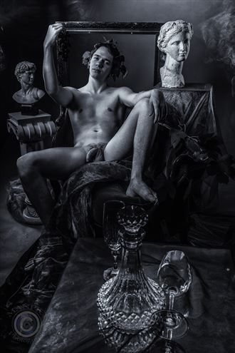 dionyus samples the fruit of the vine artistic nude photo by photographer jbdi