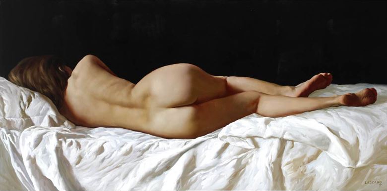 dreaming artistic nude artwork by artist quillango