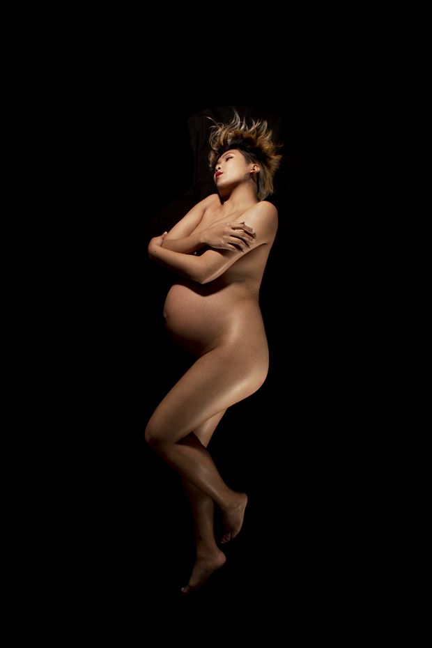 dreaming of motherhood 2 4 in series artistic nude photo by photographer michael davis