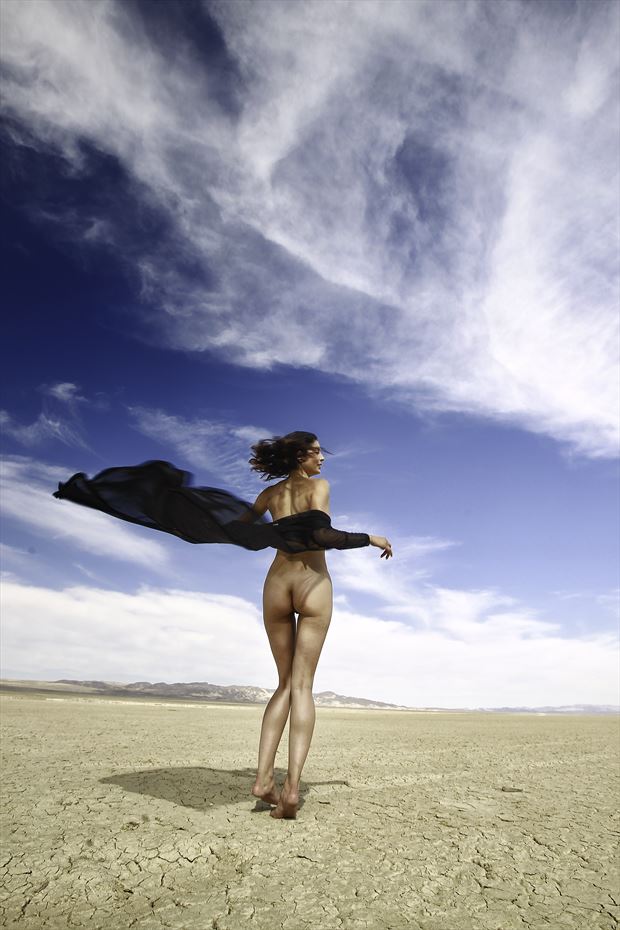 dry lakebed fashion implied nude photo by photographer danwarnerphotography