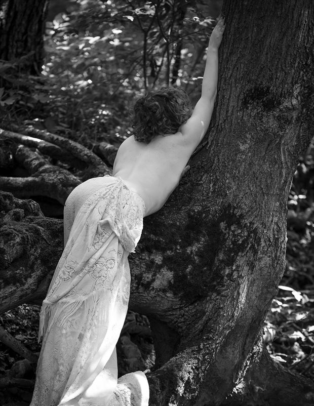 dryads becoming nature photo by model ophelia elysian