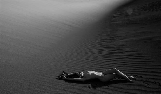 dune 2 artistic nude photo by model ahna green