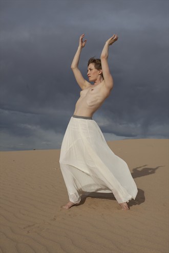 dune dance Nature Photo by Model Stephanie Anne