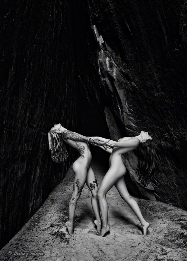 duo in slot artistic nude photo by photographer deekay images