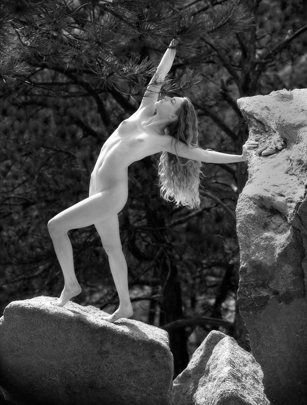 eclipse colorado sun and rock artistic nude photo by photographer ksm