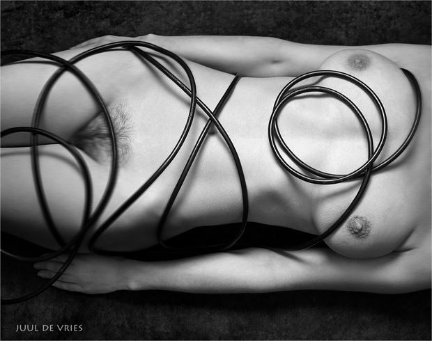 electricity artistic nude photo by photographer juul de vries