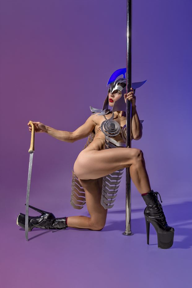 elf girl warrior artistic nude artwork by photographer dmitrii svetov