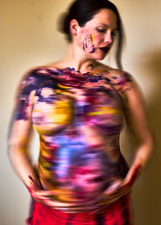 eliza in acrylics 2 artistic nude photo by photographer avant garde_art