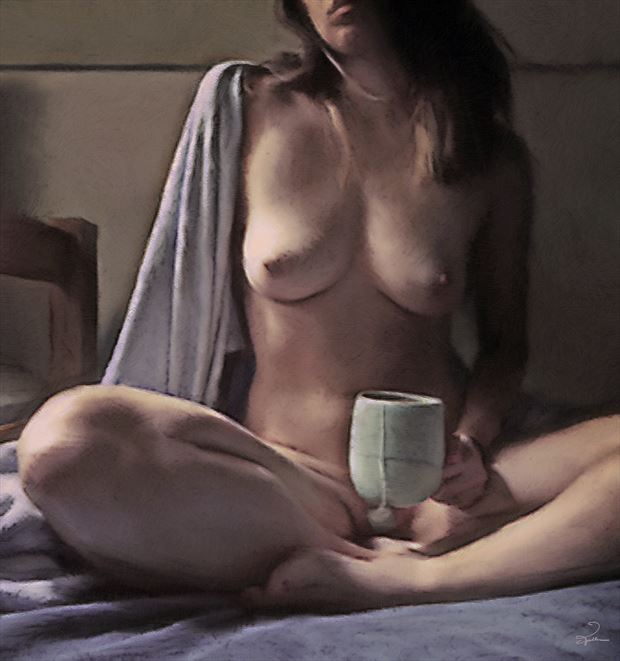 eliza s teatime artistic nude artwork by artist van evan fuller