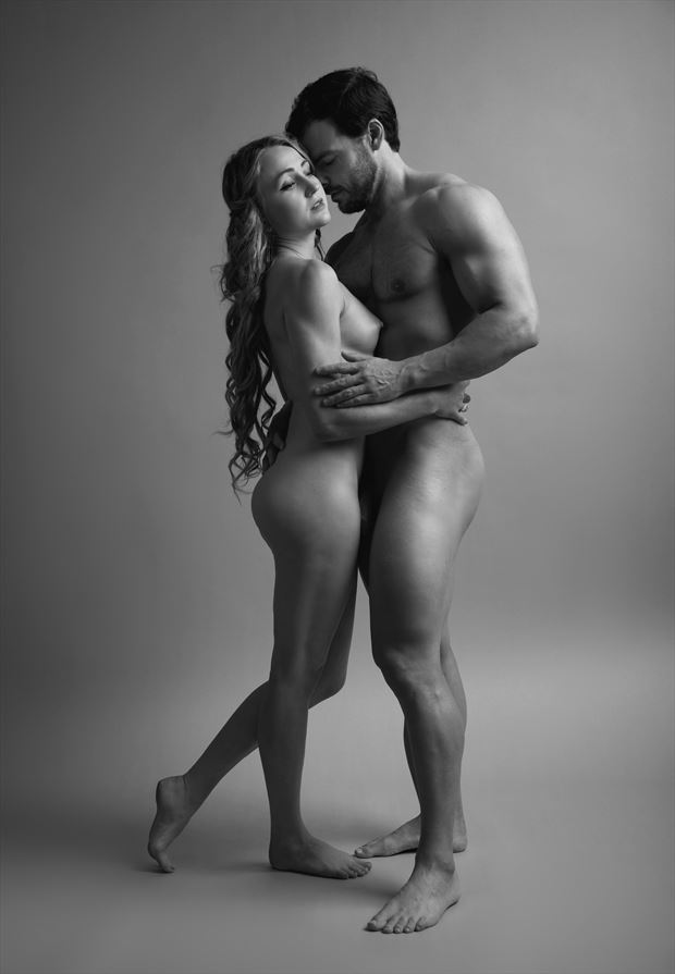 embraced artistic nude photo by model lillia keane