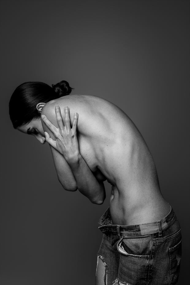 encased artistic nude photo by photographer mskeetphoto