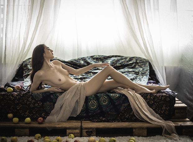enjoying herself artistic nude photo by photographer majo