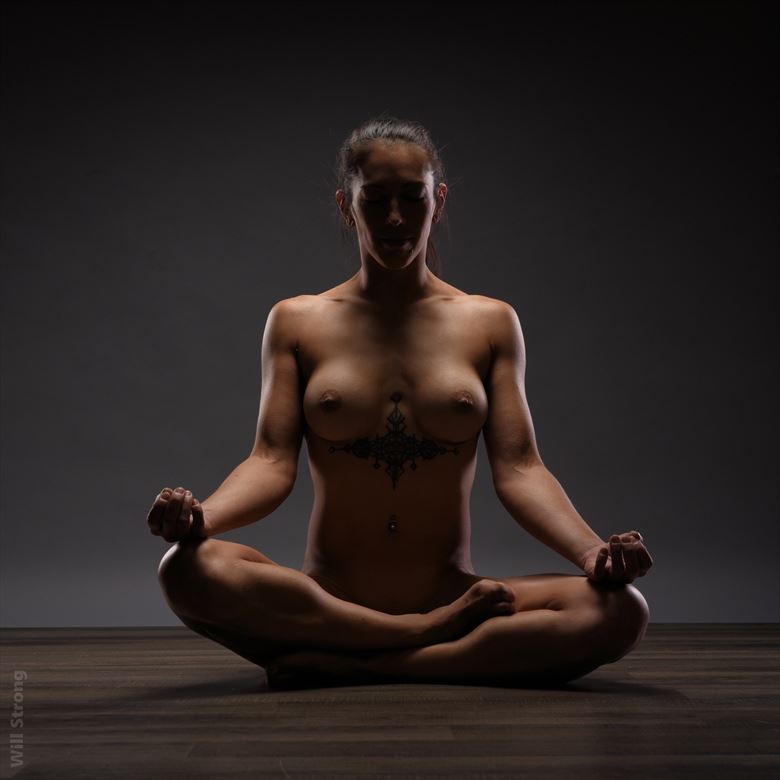 erica meditating artistic nude photo by photographer yb2normal