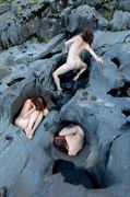 escape from the rock artistic nude photo by photographer claude frenette