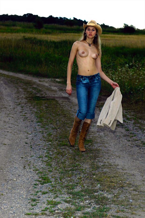 eva country road artistic nude photo by photographer bemymuse