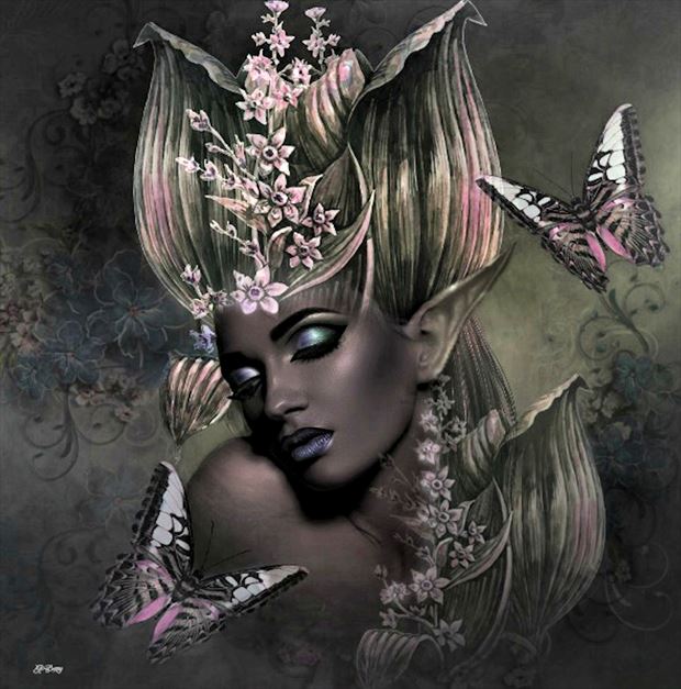 even if it is only for a moment 002 fantasy artwork by artist gayle berry