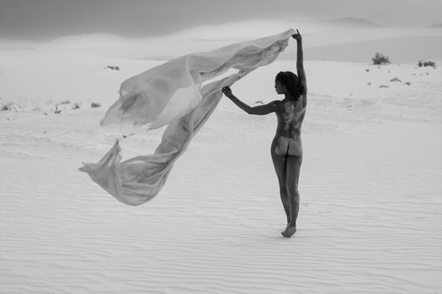fabric in the wind artistic nude artwork by photographer gsphotoguy