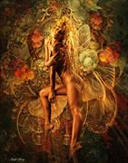 fairy time artistic nude artwork by artist gayle berry