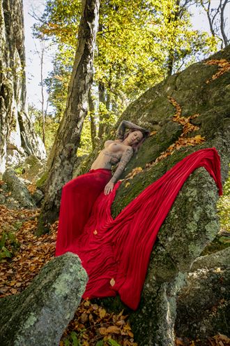 fall colots artistic nude photo by photographer james w