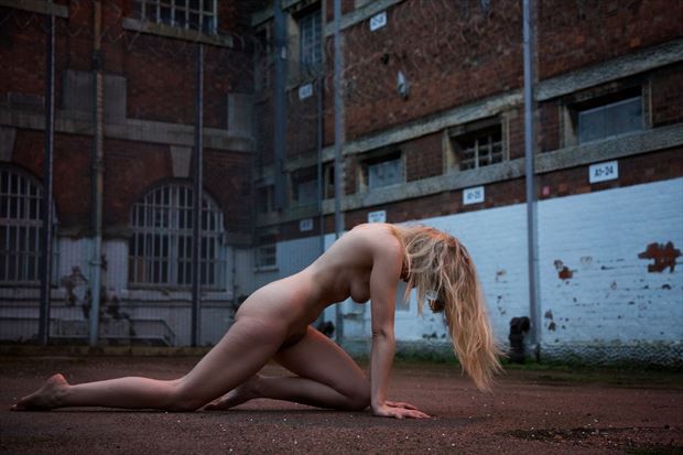 fallen artistic nude photo by model selkie