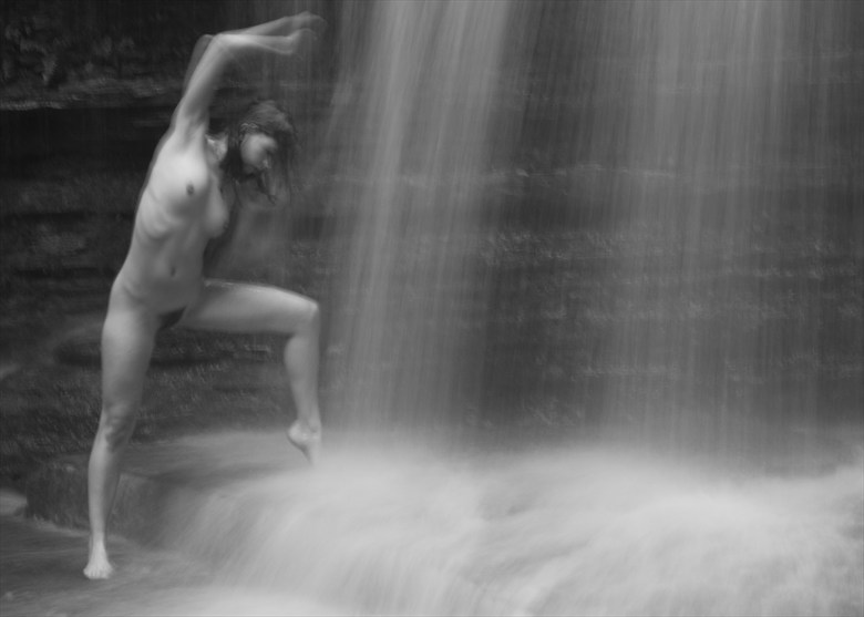 falling water  Artistic Nude Photo by Photographer foxfire 555