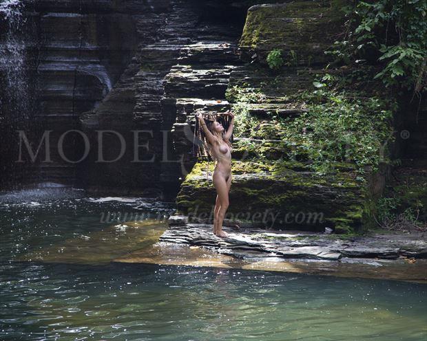 falls spotlight artistic nude photo by photographer michael grace martin