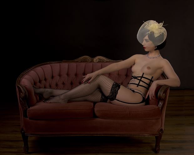 fascination in a fascinator artistic nude photo by photographer beauty in my lens