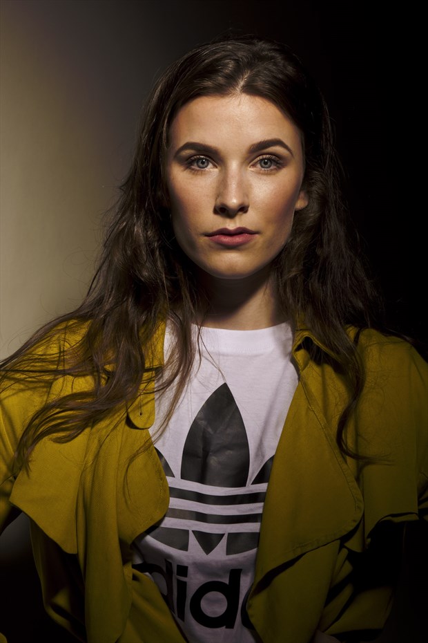 female model studio shot Fashion Photo by Artist paul bellaby
