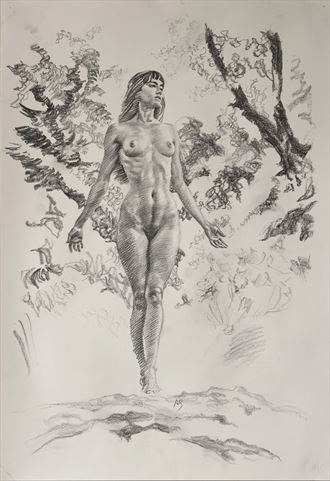 femina artistic nude artwork by artist axelsaffran