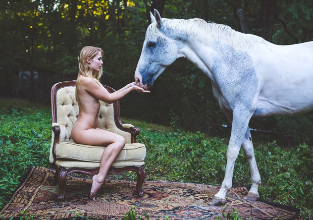 feminae et equui   I Artistic Nude Photo by Photographer Christopher Widick