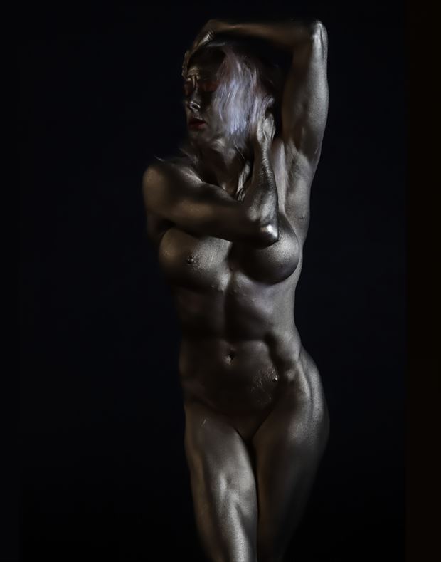 feminine strength artistic nude photo by photographer bill milward