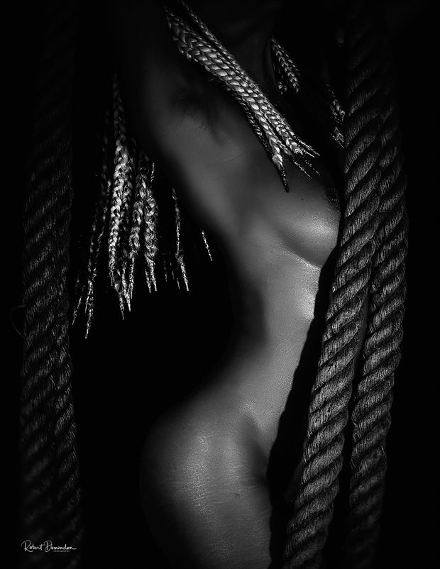 fiber rope artistic nude photo by photographer robert domondon