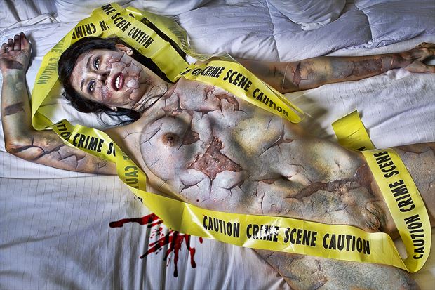 fictional crime scene photo artistic nude photo by photographer dpaphoto