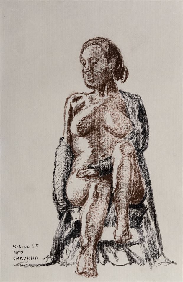 figure study painting or drawing artwork by photographer alan h bruce
