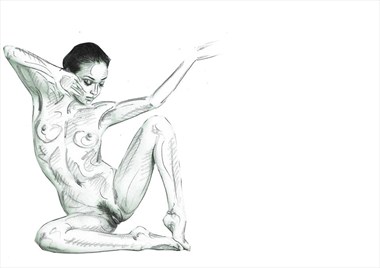 finding corners Artistic Nude Artwork by Model rebeccatun