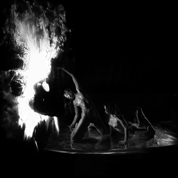 fire dance Couples Photo by Artist jean jacques andre