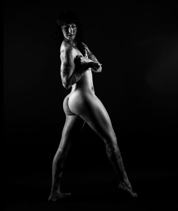 fitness artistic nude photo by model kdcat
