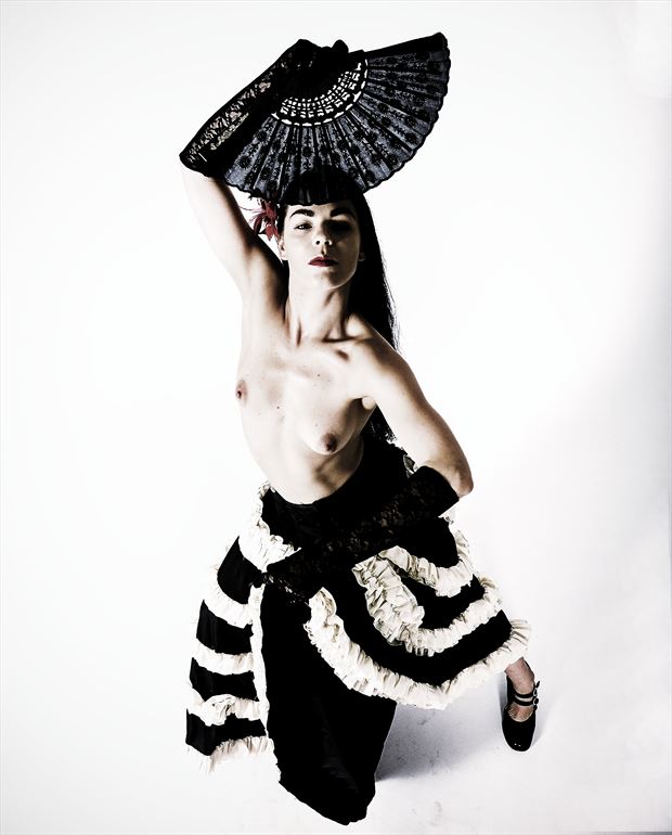 flamenco dancer artistic nude photo by photographer bernard r