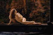 flaming autumn artistic nude photo by photographer the artlaw