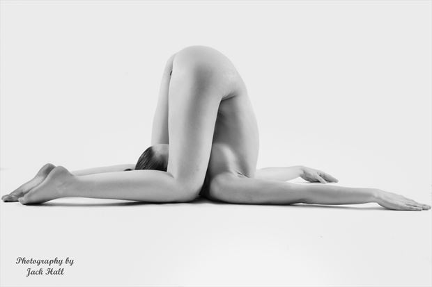 flexibility artistic nude photo by photographer jack hall