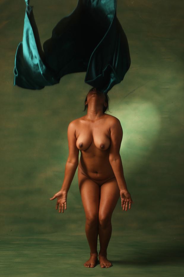 floating fabric artistic nude photo by photographer inder gopal