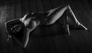floor dance artistic nude photo by model eva marie
