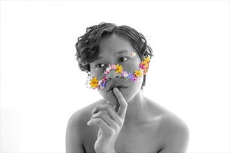 flower face alternative model photo by photographer christopher b ryan